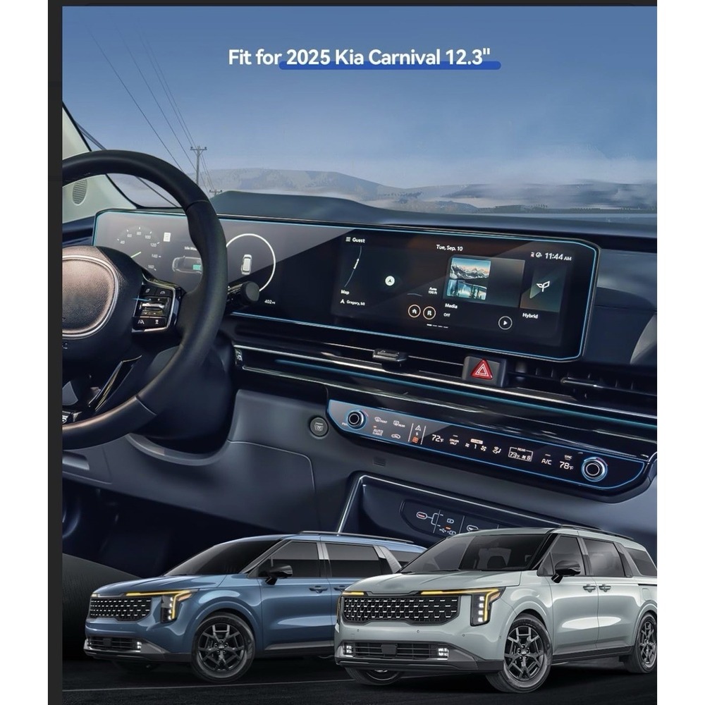 For 2025 Kia‎ Carnival Screen Protector -(4PCS) Carnival 2025 24Inch+AC
